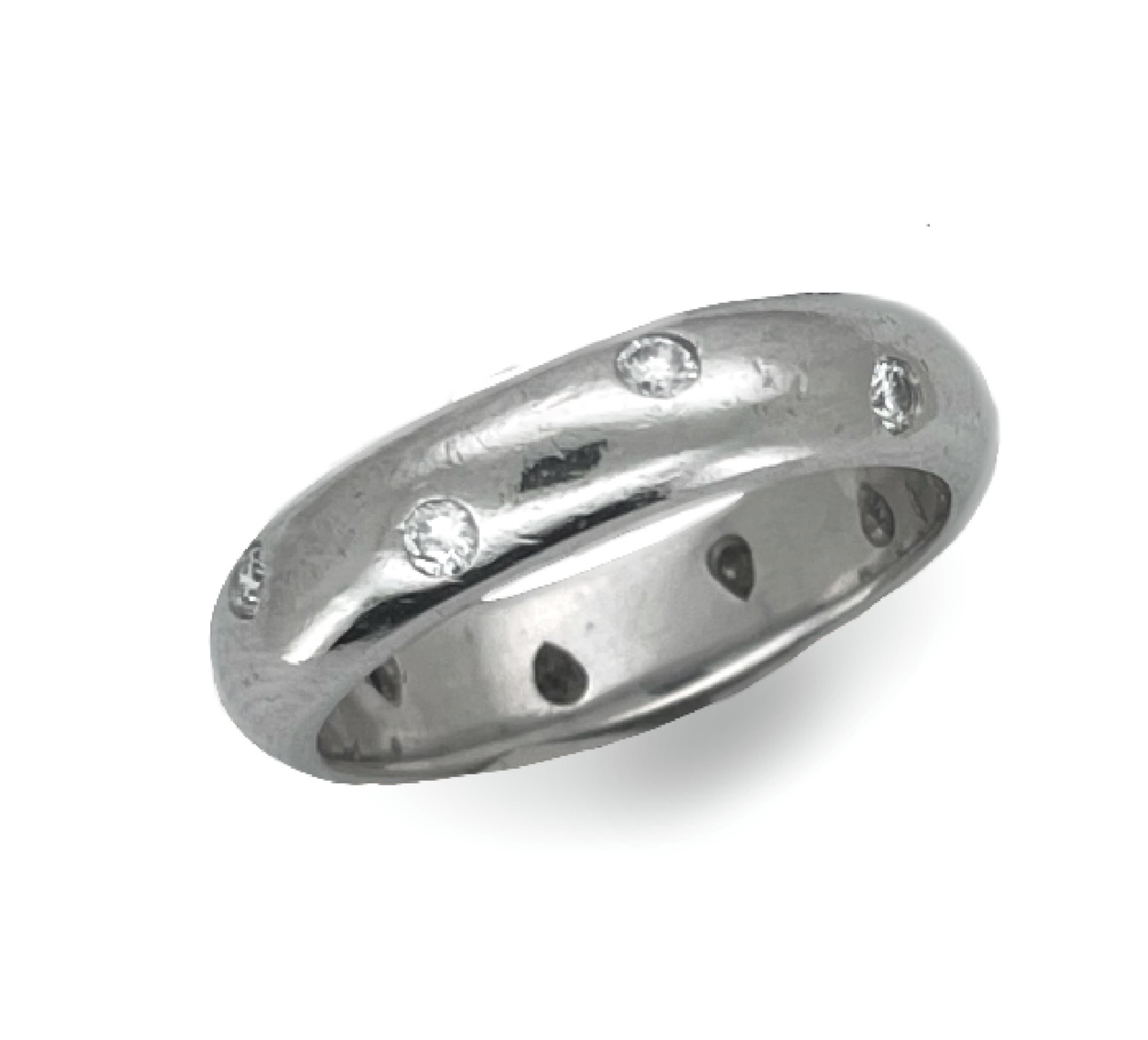 Tiffany & Co., a platinum and diamond ring